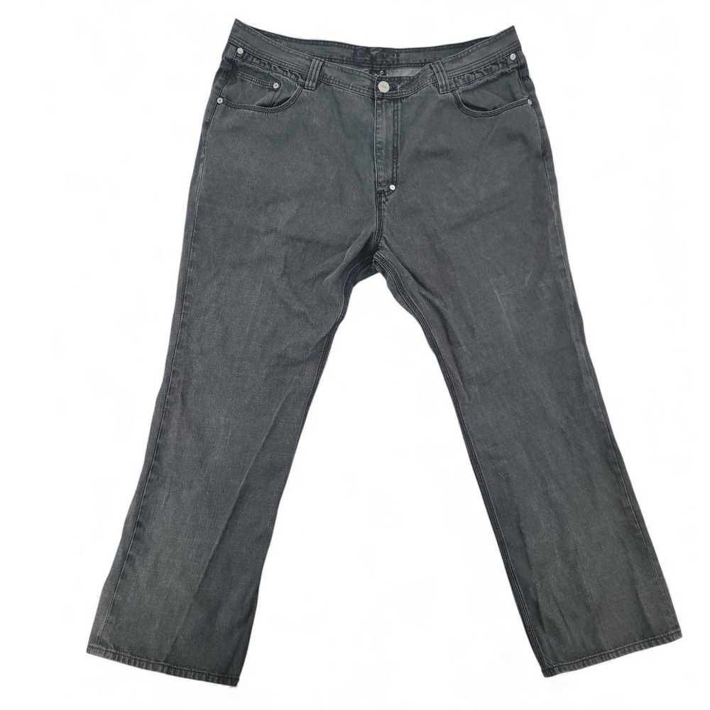 Coogi Jeans Men 46x36 Black Embroidered Logo Denim Streetwear Hip Hop Baggy‎